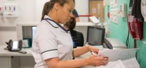 Staff in Women's and childrens centre