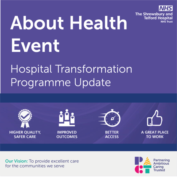 Hospitals Transformation Programme ‘About Health’ Events – SaTH