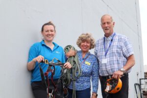 Naomi Atkin, CEO of Lingen Davies, Julia Clarke, Director of Public Participation and Richard Steventon, Executive Chairman from the League of Friends.