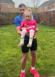 Luke Butler with daughter Ella